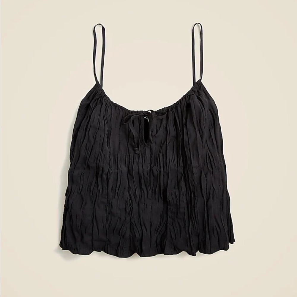 JCrew black camisole, new with tags! Size Small.